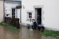 Floods due heavy rain in western France