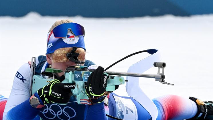 Lucie Charvátová ve štafetě biatlonistek a ZOH 2026