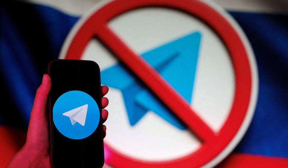 Ilustrační foto. Logo Telegramu.