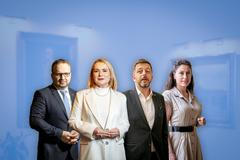 Bývalí ministři Marian Jurečka, Jana Černochová, Vít Rakušan a Eva Decroix, s nimiž si „pohrává“ vládní většina. – ilustrační foto