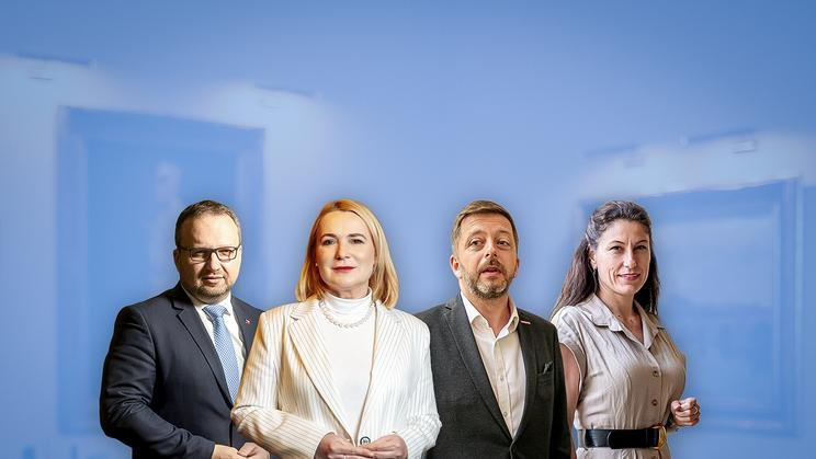 Bývalí ministři Marian Jurečka, Jana Černochová, Vít Rakušan a Eva Decroix, s nimiž si „pohrává“ vládní většina. – ilustrační foto