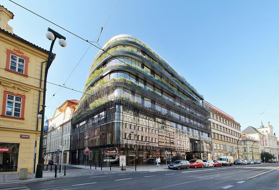 Drn slouží jako kanceláře, restaurace, obchody a galerie.