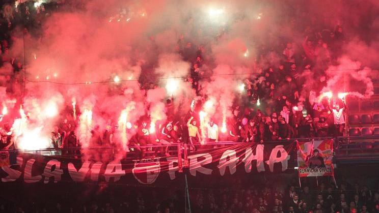 FL, Sparta-Slavia: fanoušci Slavia