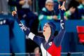 Metodej Jilek of Czechia celebrates after competing on the Speed Skating Men's 10000m on day seven of the Milano Cortina 2026 Winter Olympics at Milano Speed Skating Stadium on February 13, 2026 in Milan, Italy. (Credit: Henk Jan Dijks/MTB-Photo/Alamy Liv