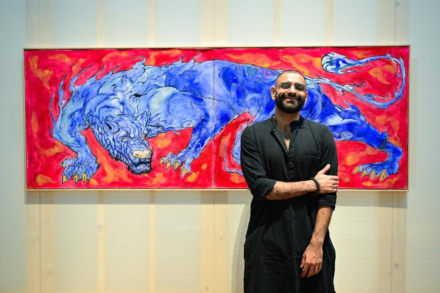 „Pracuji s AI, ale kreslení je pro mě ta nejlepší věc na světě,“ říká indický umělec