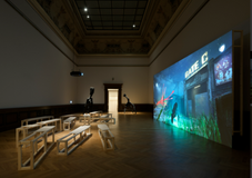 Sahej Rahal: Beyond the City of Time, pohled do instalace.