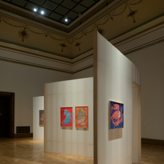 Sahej Rahal: Beyond the City of Time, pohled do instalace.