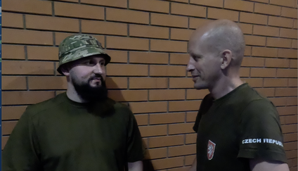 Kaplan z ukrajinské fronty.