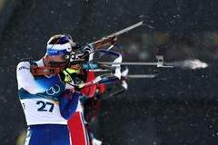 Michal Krčmář v závodě na 15 km s hromadným startem na ZOH 2026