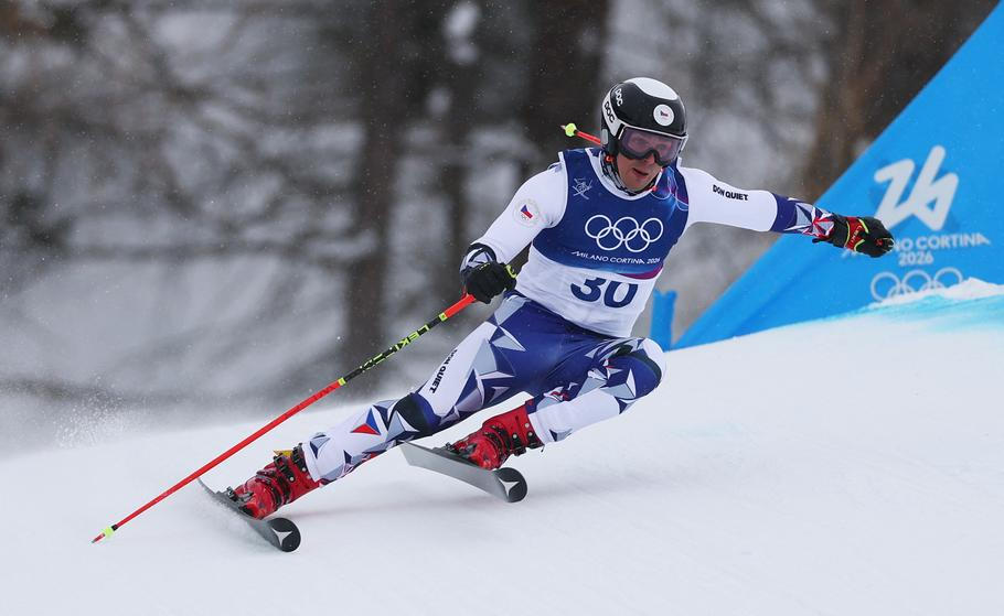 Český skikrosař Daniel Paulus na ZOH 2026