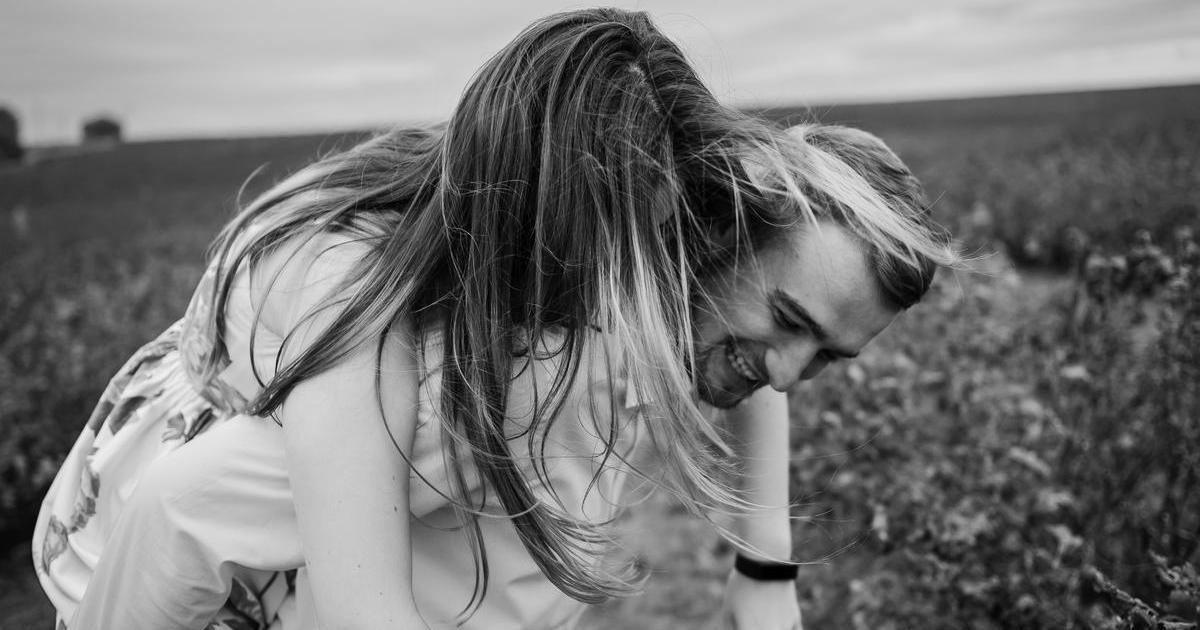 A,Girl,And,A,Guy,Are,Walking,In,The,Nature.