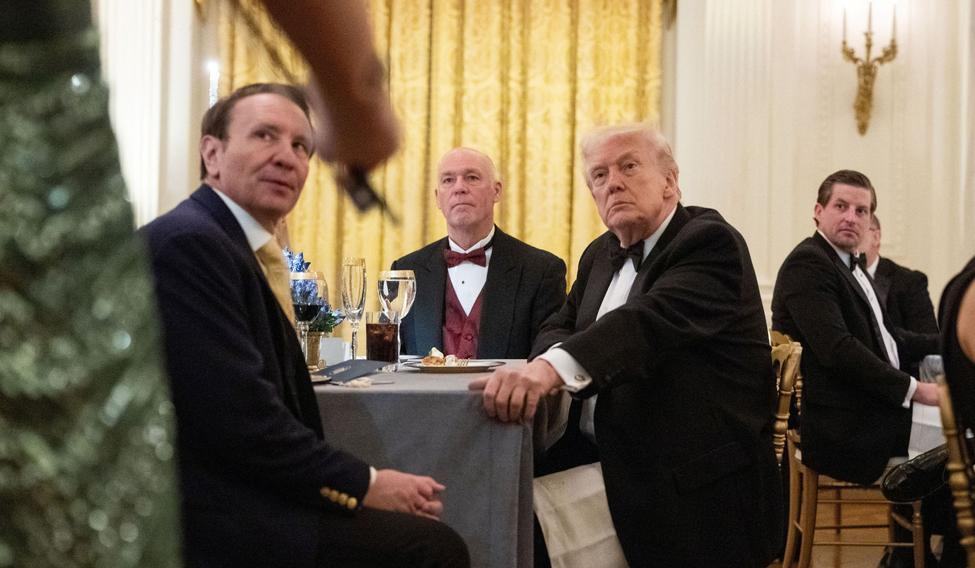 U.S. President Donald Trump and first lady Melania Trump Host Governors Dinner