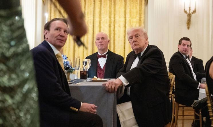 U.S. President Donald Trump and first lady Melania Trump Host Governors Dinner