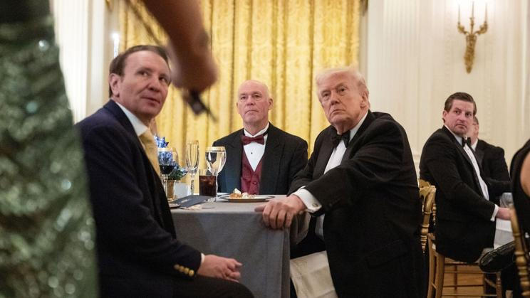 U.S. President Donald Trump and first lady Melania Trump Host Governors Dinner