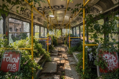 Grafický designér Vašek Krejčí ve svém projektu Postapo Praha vytváří apokalyptická videa, z nichž mrazí.