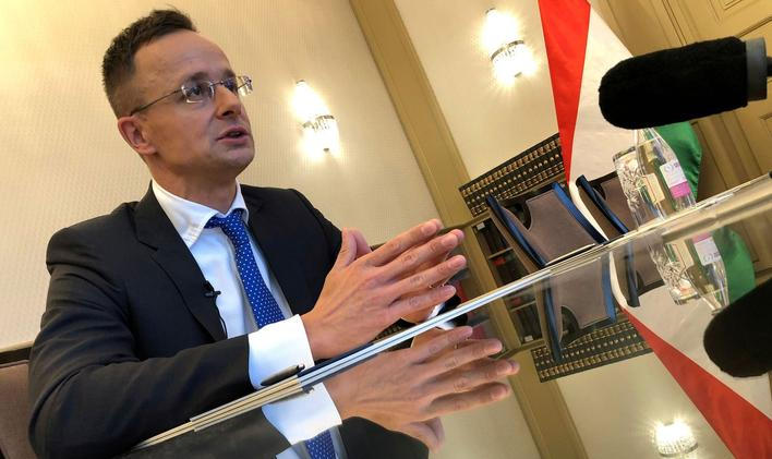 Maďarský ministr zahraničí Péter Szijjártó