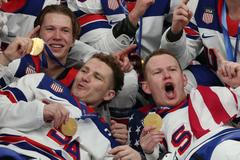 Ice Hockey - Men's Victory Ceremony