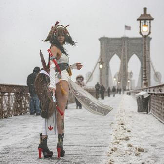 Winter snow storm hits New York City
