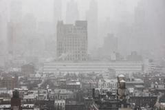 Winter snow storm hits New York City