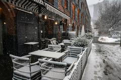 Winter snow storm hits New York City