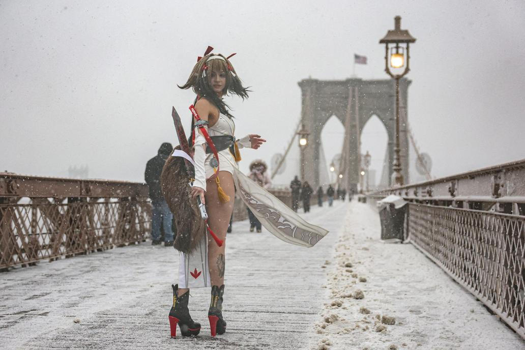 Winter snow storm hits New York City