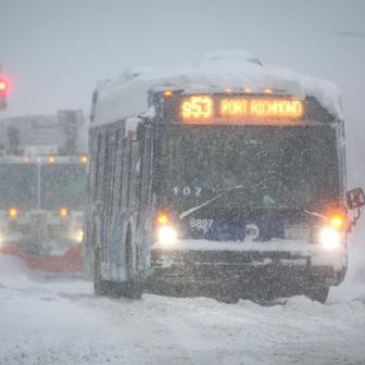 Powerful winter storm hits New York City