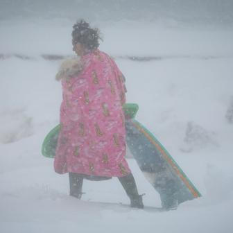 Powerful winter storm hits New York City
