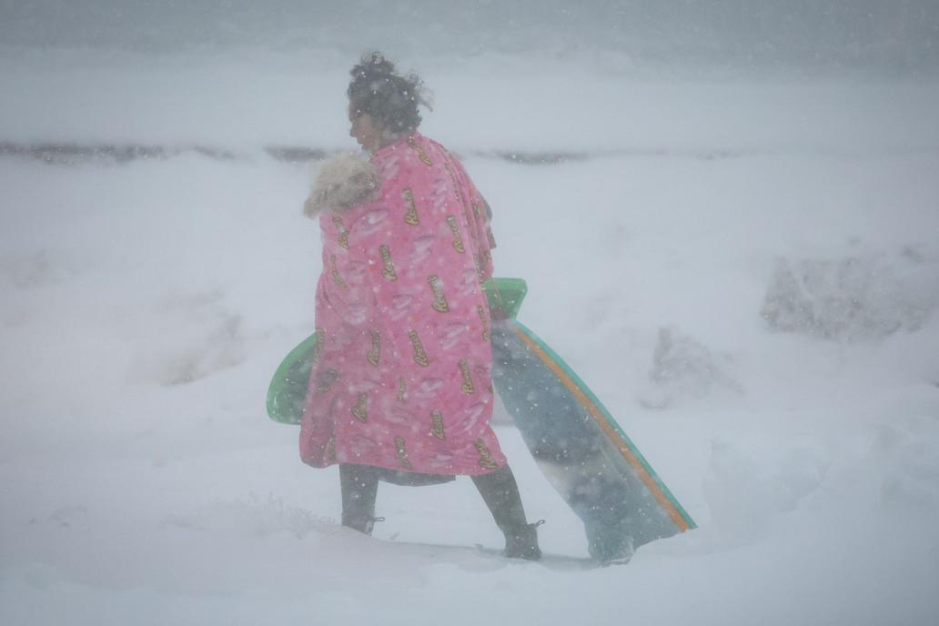 Powerful winter storm hits New York City