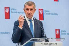 Andrej Babiš, premiér, politik, gesto