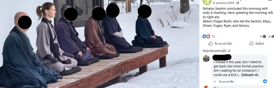 Na fotografiích z buddhistického kláštera se objevuje žena nápadně podobná Nadii Marcinkové.
