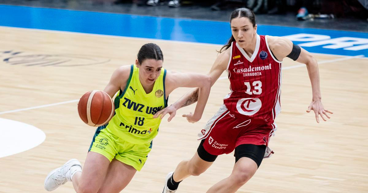 Konec nadějí na obhajobu. Basketbalistky USK Praha ztroskotaly na Zaragoze