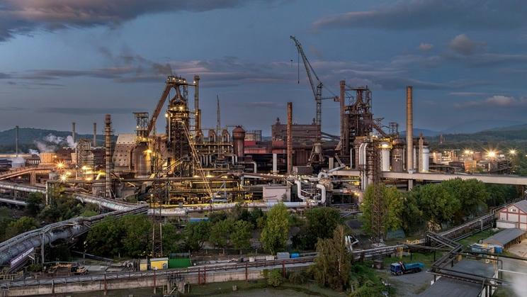 Celkový pohled na Třinecké železárny