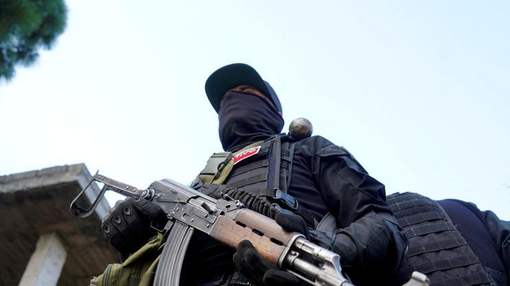 FILE PHOTO: Members of the Jalisco New Generation Cartel (CJNG) at an undisclosed location