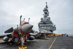 French aircraft carrier Charles de Gaulle, in Malmo