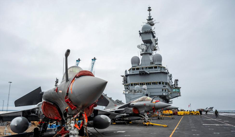 French aircraft carrier Charles de Gaulle, in Malmo