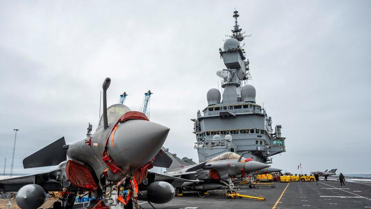 French aircraft carrier Charles de Gaulle, in Malmo