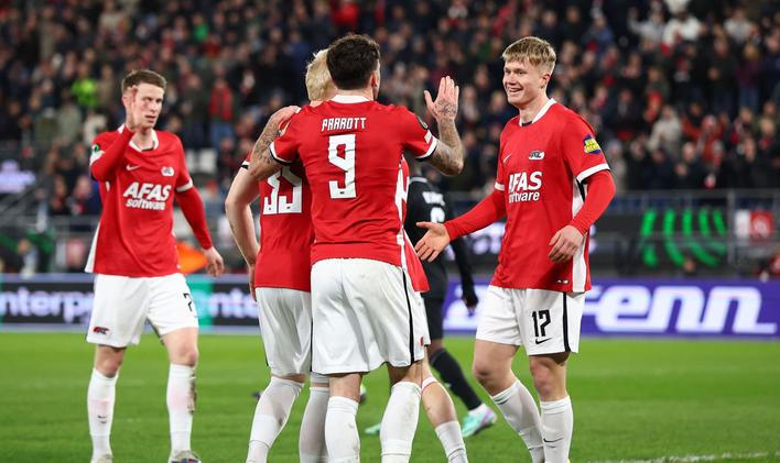 UEFA Conference League - Play Off - Second Leg - AZ Alkmaar v FC Noah