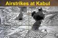 Smoke rises following what Pakistani and Taliban officials say are Pakistani strikes, in Kabul