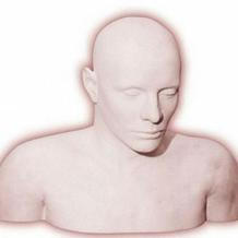 Sádrová posmrtná maska neznámého muže z pláže Somerton, pořízená australskou policií v prosinci 1948 za účelem pozdější identifikace