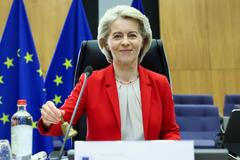 Meeting of college of EU commissioners in Brussels