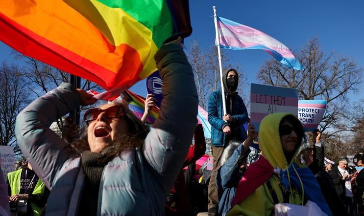 FILE PHOTO: U.S. Supreme Court considers legality of transgender school sports bans