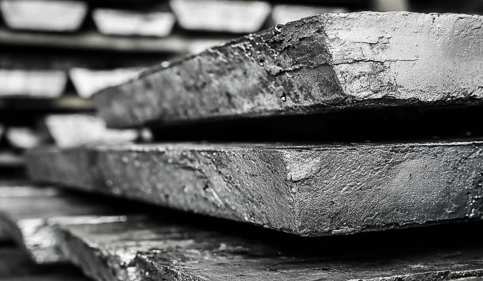 Olověné ingoty – zdánlivě obyčejný průmyslový materiál, který se v řadě zemí stal zdrojem jedné z největších environmentálních katastrof současnosti. Ilustrační snímek vygenerovaný pomocí AI.