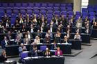 Session of the lower house of parliament, the Bundestag, in Berlin
