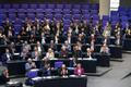 Session of the lower house of parliament, the Bundestag, in Berlin
