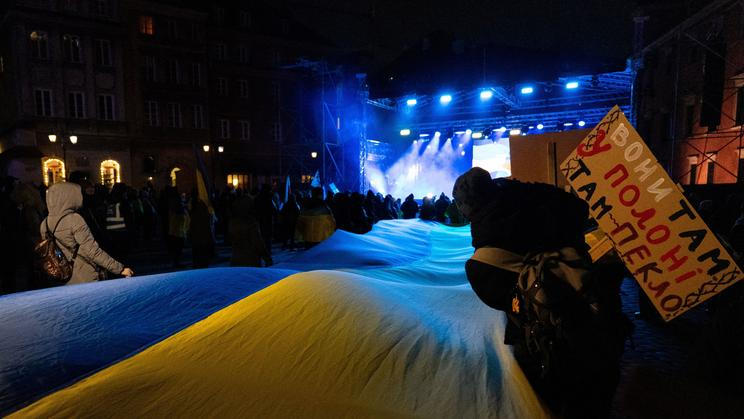 Event marking the fourth anniversary of the full-scale Russian invasion of Ukraine in Warsaw