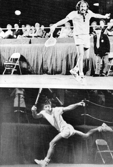 Tenisová Masters Grand Prix - předchůdce Turnaje mistrů v roce 1973. Jan Kodeš v Bostonu prohrává s Johnem Newcombem. V životní sezoně stanul na čtvrtém místě světového žebříčku.