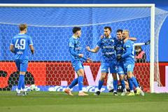 Radost fotbalistů Mladé Boleslavi