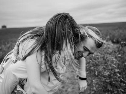 A,Girl,And,A,Guy,Are,Walking,In,The,Nature.