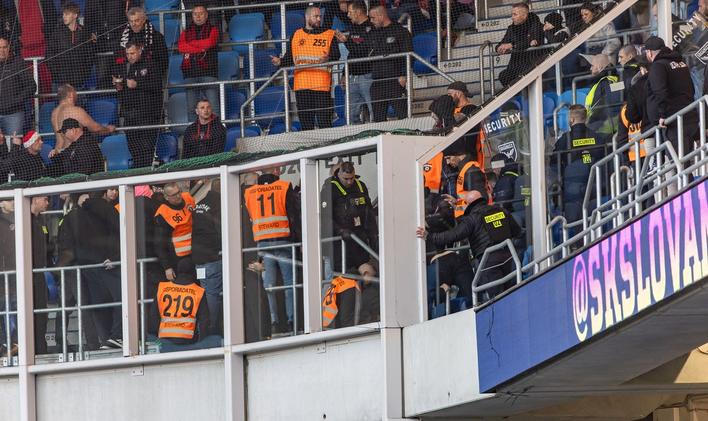 Fanoušci na zápase Slovan Bratislava - Spartak Trnava