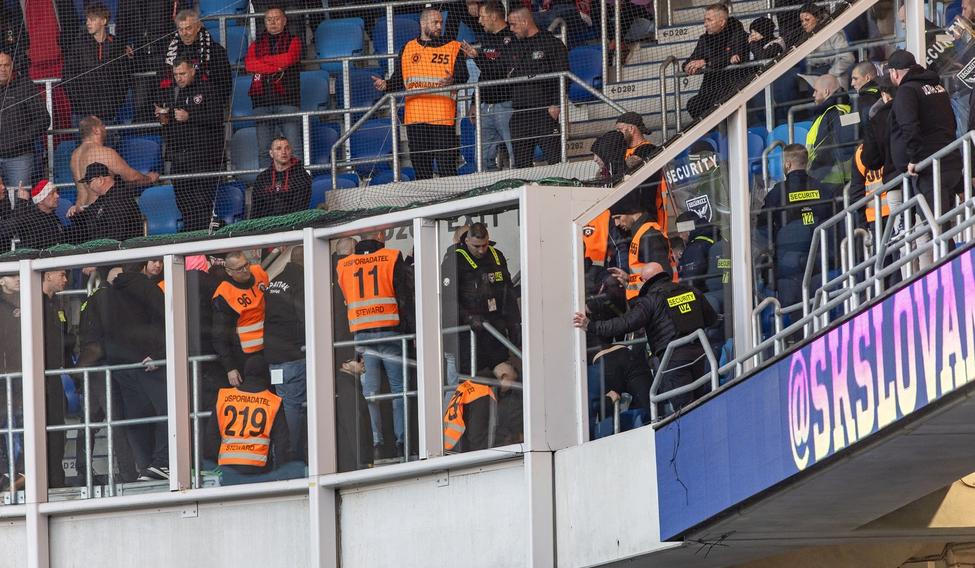 Fanoušci na zápase Slovan Bratislava - Spartak Trnava